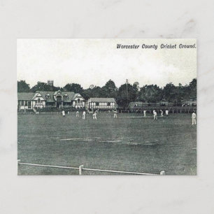 Alte Postkarte - Worcester Cricket Ground