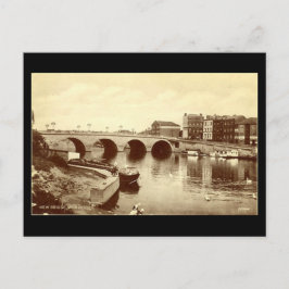 Alte Postkarte - Worcester, Neue Brücke