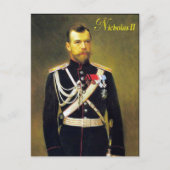 Alte Postkarte - Zar Nicholas II (Vorderseite)