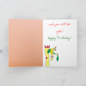 Alte Prinzessin in den Turm-humorvollen Karte (Innenseite)