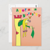 Alte Prinzessin Tower Funny Geburtstag Postkarten (Vorne/Hinten)