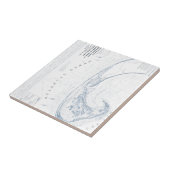 Alte Provincetown Cape Cod Karte Fliese (Seite)