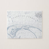 Alte Provincetown Cape Cod Karte Puzzle (Horizontal)