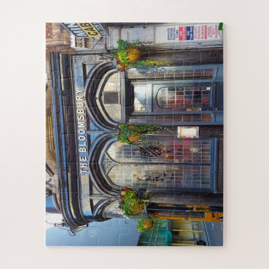 Alte Pubs in London. Puzzle (Vertikal)