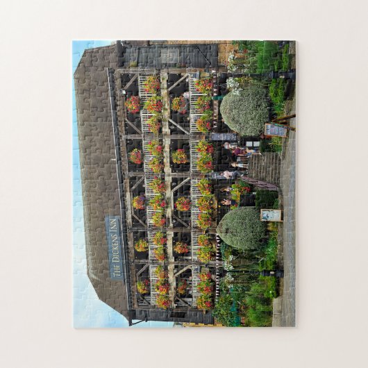 Alte Pubs in London. Puzzle (Vertikal)
