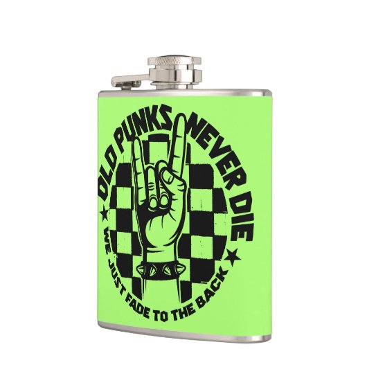 Alte PUNKS die nie Flachmann (Links)