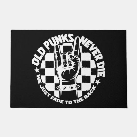 Alte PUNKS die nie Fußmatte (Vorderseite)