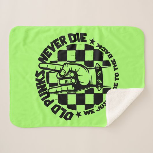 Alte PUNKS die nie Sherpadecke (Vorderseite (Horizontal))