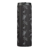 Alte Punks Die nie Skeleton Rock auf gotisch Thermosbecher (Rückseite)