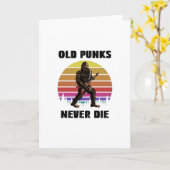 Alte Punks nie Die, Punk Beruflich Karte (Gelbe Blume)