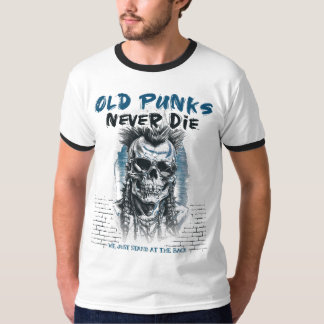 Alte Punks nie sterben - Skull Punk Rock - Punk T-Shirt