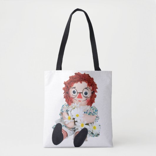alte Puppe mit zartem Bouquet Tasche (Vorderseite)