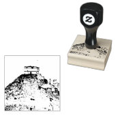 Alte Pyramiden-Briefmarke Gummistempel (Stempel)