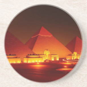 Alte Pyramiden Getränkeuntersetzer