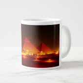 Alte Pyramiden Jumbo-Tasse (Vorderseite Rechts)