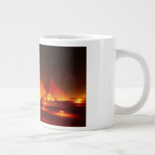Alte Pyramiden Jumbo-Tasse (Rechts)