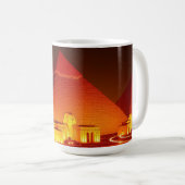 Alte Pyramiden Kaffeetasse (VorderseiteRechts)