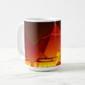 Alte Pyramiden Kaffeetasse (Vorderseite Links)