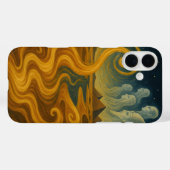 Alte Pyramiden Mystique Celestial Gold Case-Mate iPhone Hülle (Rückseite (Horizontal))