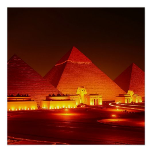 Alte Pyramiden Poster (Vorderseite)