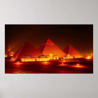 Alte Pyramiden Poster