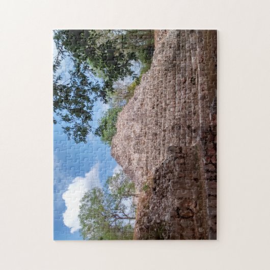 Alte Pyramiden von Mexiko. Puzzle (Vertikal)