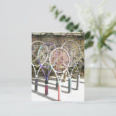 Alte Rackets Postkarte (Stehend Vorderseite)
