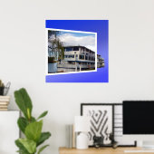 Alte Raddampfer-Popout-Kunst, Poster (Heimbüro)
