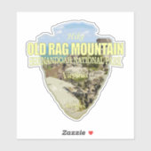 Alte Rag Mtn (Pfeilspitzen) Aufkleber (Blatt)