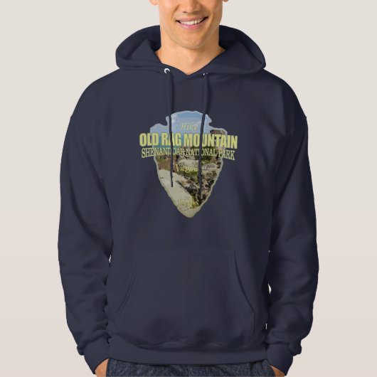 Alte Rag Mtn (Pfeilspitzen) Hoodie (Vorderseite)