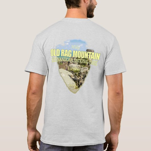Alte Rag Mtn (Pfeilspitzen) T-Shirt (Rückseite)