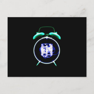 Alte Ray Vision Alarm Uhr - Original Postkarte