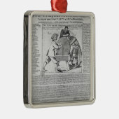 Alte Redewendungen und Vorhersagen Ornament Aus Metall (Rechts)