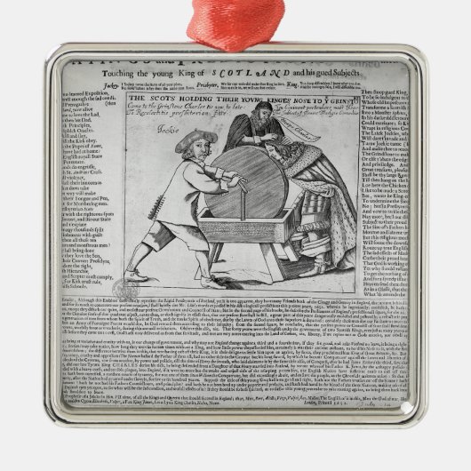 Alte Redewendungen und Vorhersagen Ornament Aus Metall (Vorne)