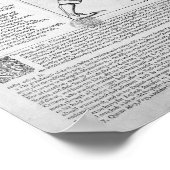 Alte Redewendungen und Vorhersagen Poster (Ecke)