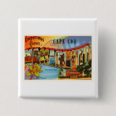 Alte Reise-Andenken Cape Cods #2 Massachusetts MA Button (Vorderseite)