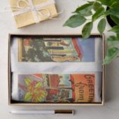 Alte Reise-Andenken Cape Cods #2 Massachusetts MA Seidenpapier (Geschenk)