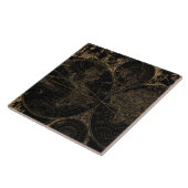 Alte Reise Karte Nautic Black Fliese (Seite)