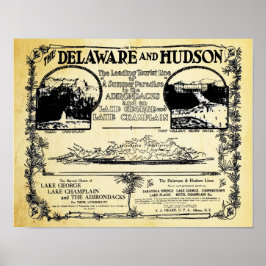 Alte Reiseantrittswerbung Poster