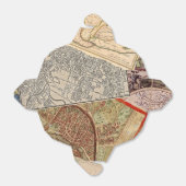 Alte Reisepläne Vintage Collage Geschenkschachtel (Ungefaltet)