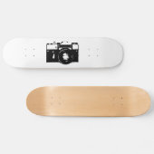 Alte Retro einfarbige SLR-Kamera Skateboard (Horizontal)
