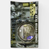 alte Retro-U-Taucher Banner (Vertikal)