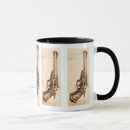 Alte Revolver-Tasse Tasse (Rechts)
