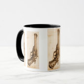 Alte Revolver-Tasse Tasse (Vorderseite Links)