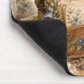 Alte Rezepte-Box Landhaus-Küche Mousepad (Ecke)