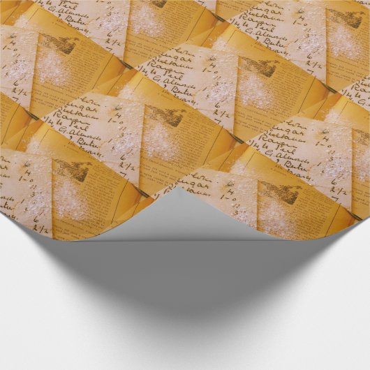 Alte Rezepte Geschenkpapier (Ecke)