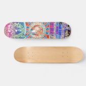 Alte Rockbands Skateboard (Horizontal)