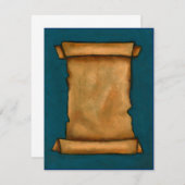 Alte Rolle: Sie füllen Folgendes aus: Einladung, A Einladung (Vorne/Hinten)