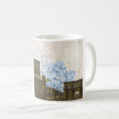 Alte Rom blaue Hydrangea-Tasse Kaffeetasse (VorderseiteRechts)