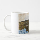 Alte Rom blaue Hydrangea-Tasse Kaffeetasse (Links)